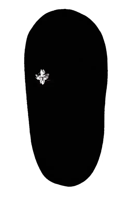 pretty lady zombie tattoo design idea