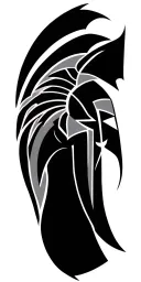 spartan and viking tribal patterns tattoo design idea