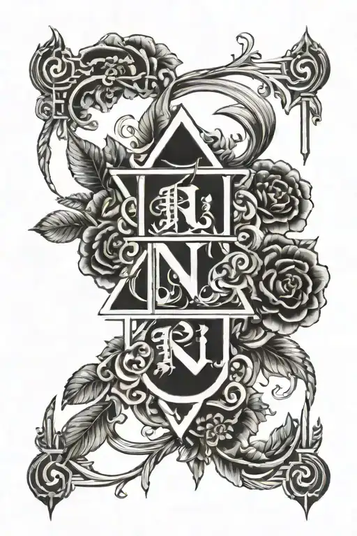 impossible is nothing left tattoo design idea