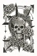 impossible is nothing left tattoo design idea