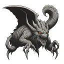 Cryptid tattoo design idea