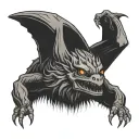 Cryptid tattoo design idea