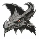 Cryptid tattoo design idea