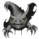 Cryptid tattoo design idea