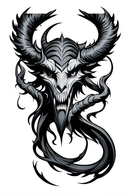 djinn tattoo design idea