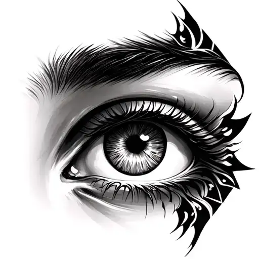 3rd eye tattoo design idea