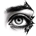 3rd eye tattoo design idea