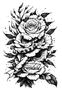 attitude towards never giving up tattoo design idea