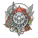 red dwarf detroit tattoo design idea