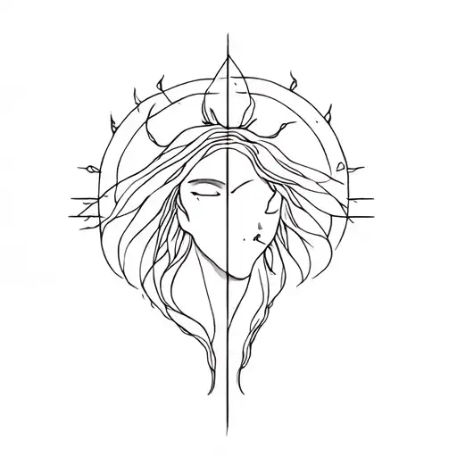 Eris goddess of discord tattoo design idea