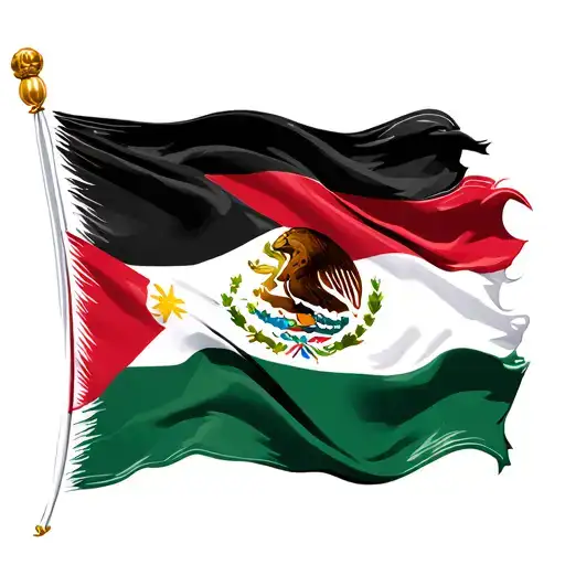 Filipino and Mexican flag tattoo design idea