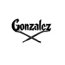 the word "Gonzalez" in cursive in gangster font  tattoo design idea