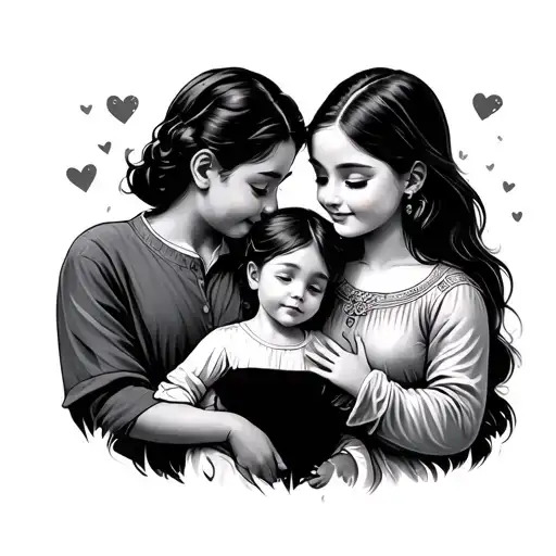 Unconditional Love Foyer Family tattoo design idea