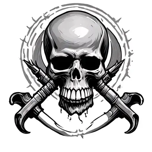 death corp tattoo design idea