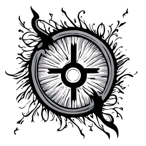 Boredom symbol tattoo design idea