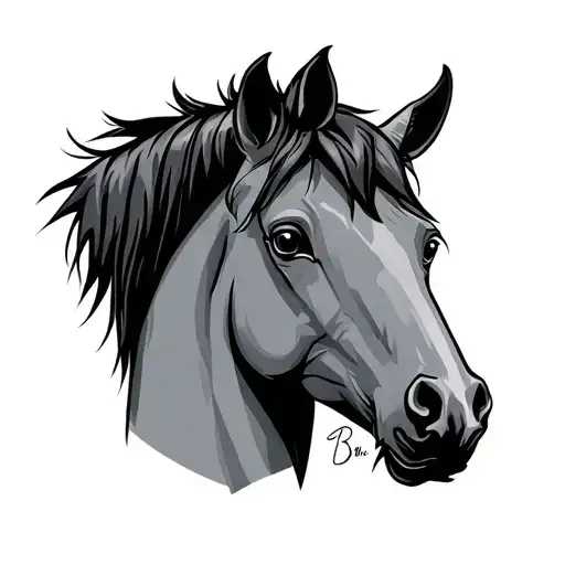 Bojack horseman tattoo design idea