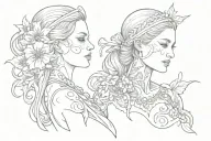 nursing tattoo tattoo design idea