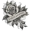 everything happens for a reason, anxiety tattoo design idea