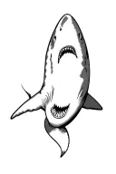 shark tattoo design idea