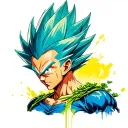 Vegeta tattoo design idea