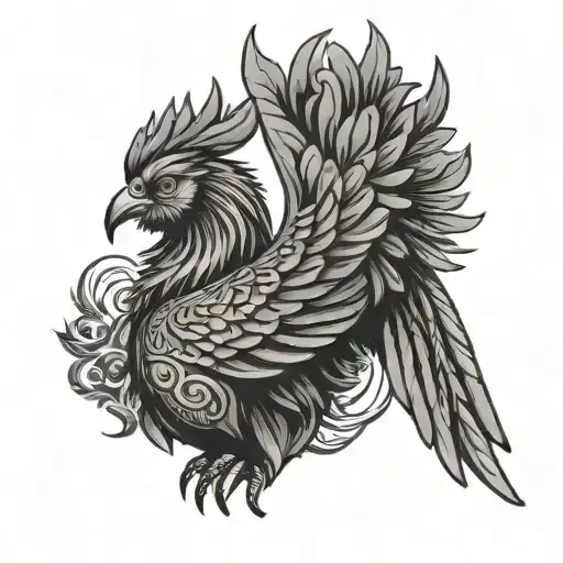Liverbird tattoo design idea