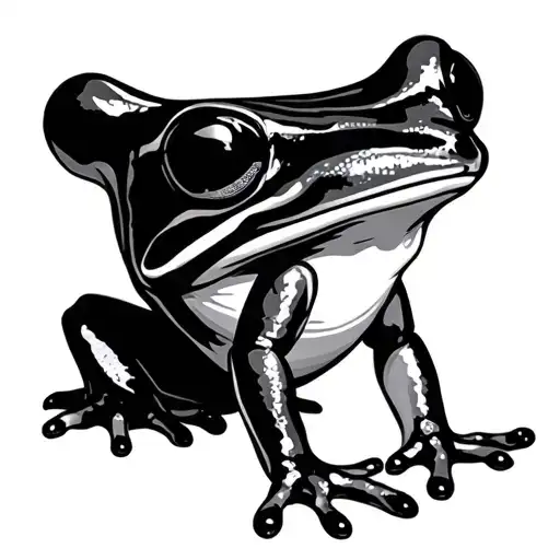 Tree Frog tattoo design idea