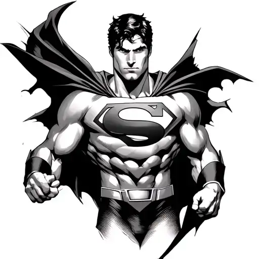 Superman tattoo design idea