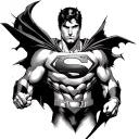 Superman tattoo design idea