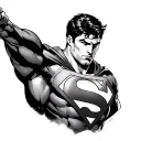 Superman tattoo design idea
