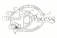 Trust the process tattoo design idea