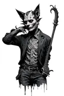 excorcist, freddy Krueger, the jackal tattoo design idea