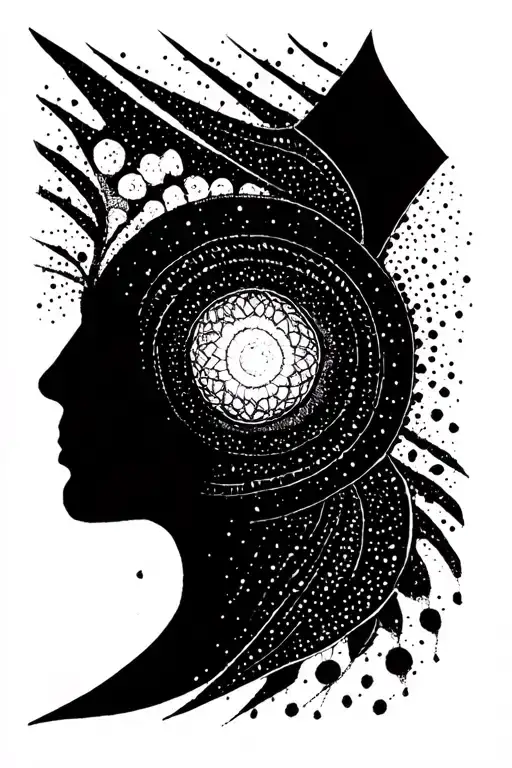 Tesseract tattoo design idea