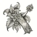 thong tattoo design idea