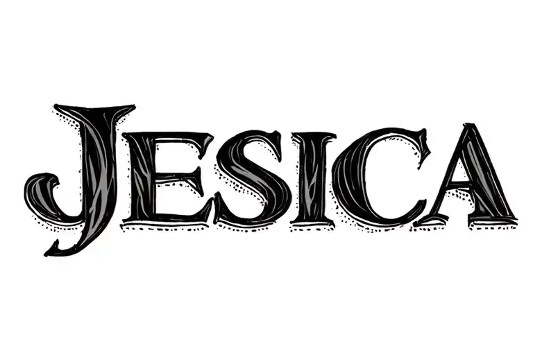 "Jessica" Wife tattoo design idea