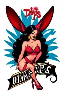 "Dimps" Jessica rabbit tattoo design idea
