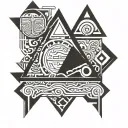 four elements tattoo design idea