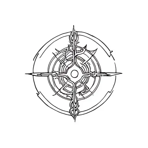 Cho Ku Rei Energy Symbol tattoo design idea