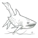Whale shark tattoo design idea