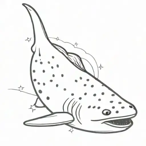 Whale shark tattoo design idea