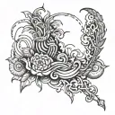  vein programming code tattoo design idea