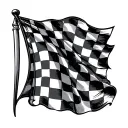 Checkered Flag tattoo design idea