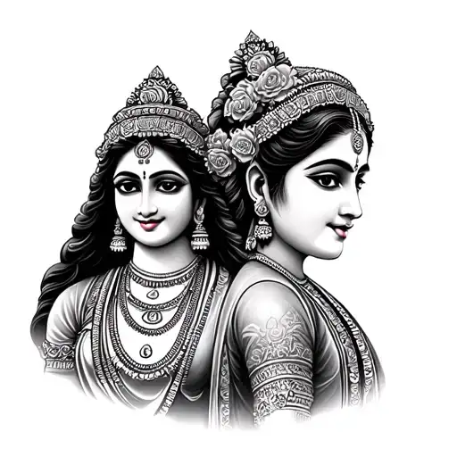 Vaishnow Devi Bhawan Katra and Mata Rani tattoo design idea