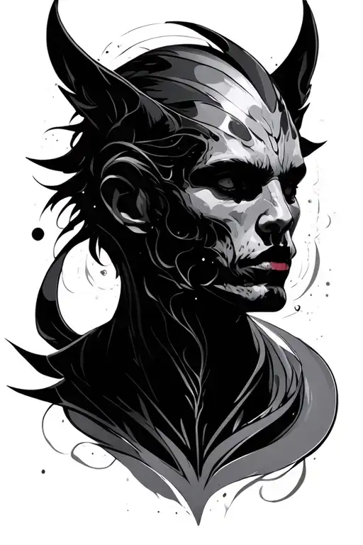 Quasar tattoo design idea