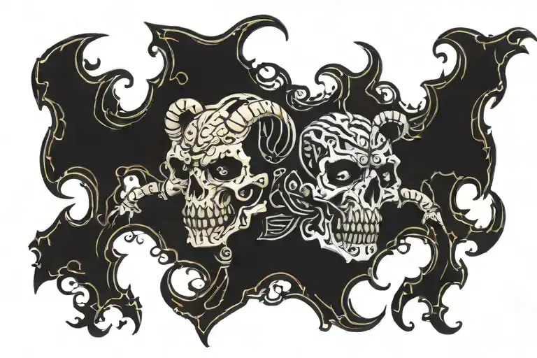 doom slayer tattoo design idea