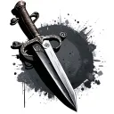 Commando Dagger tattoo design idea