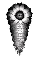 Serenity Prayer tattoo design idea