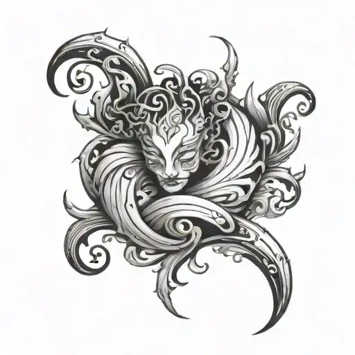 Vagin tattoo design idea