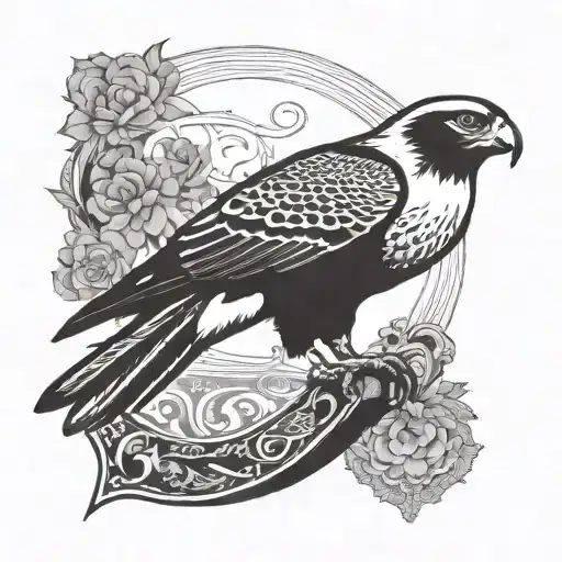 falcon Sikhism standing tall only falcon in tattoo only the falcon in the tattoo tattoo design idea
