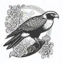 falcon Sikhism standing tall only falcon in tattoo only the falcon in the tattoo tattoo design idea