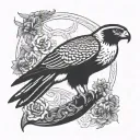 falcon Sikhism standing tall only falcon in tattoo only the falcon in the tattoo tattoo design idea